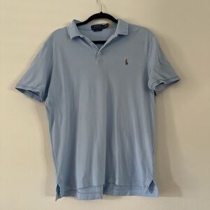 Ralph Lauren Men's Polo Shirt in Light Blue